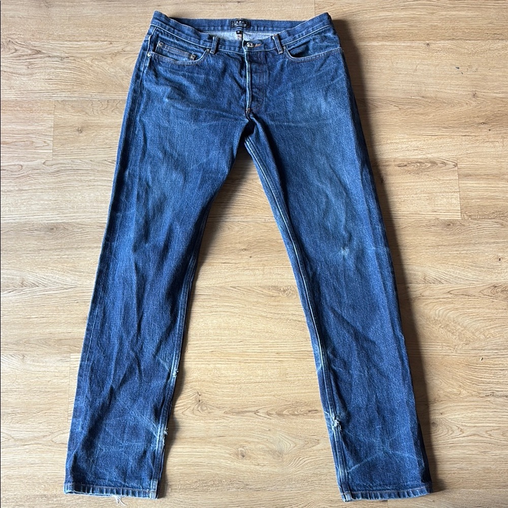 A.P.C - New Standard - Straight Fit Blue Wash Selvedge denim jeans